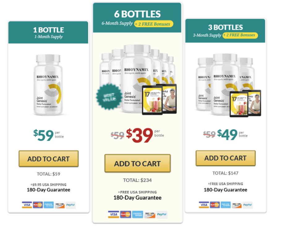 Joint Genesis Joint Pain Relief supplement